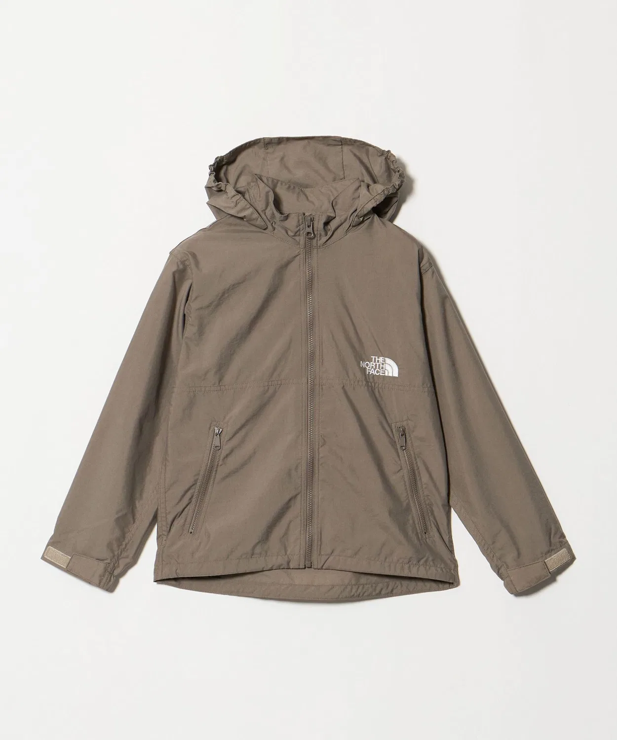 Детская куртка-ветровка с капюшоном, модель Compact Jacket THE NORTH FACE, Mocha