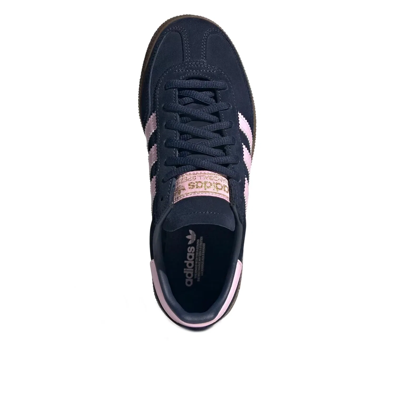 Детские кроссовки для мальчиков с принтом Handball Spezial J Adidas, Night Indigo Fusion Of Rubber Orchids — фото 3