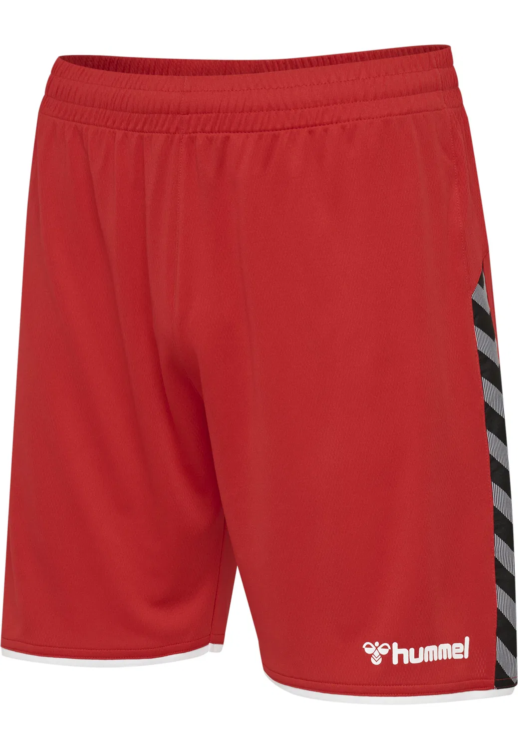 Детские шорты с регулируемой талией Hmlauthentic Kids Poly Shorts Hummel, Rot — фото 2