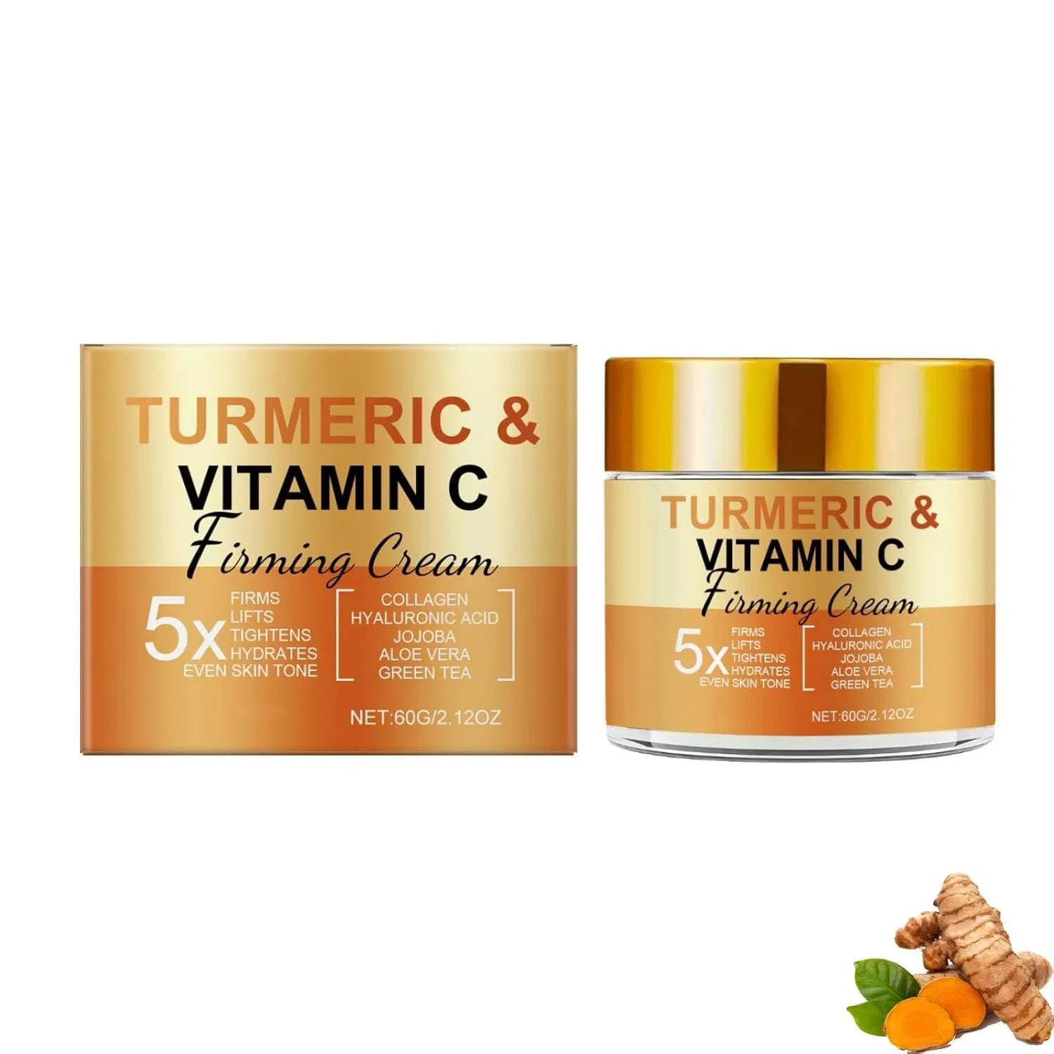 Турмериновый крем для лица и тела, 60 г, 1 шт. Generic