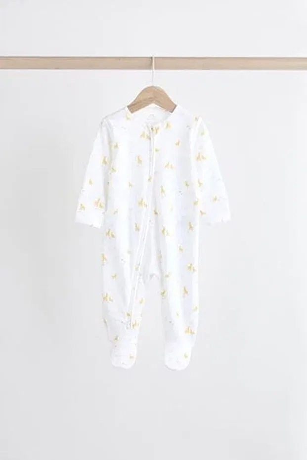 Детское боди-комбинезон для девочек с принтом Konton White Character Baby Sörmelis Next Baby, Multicolor — фото 3