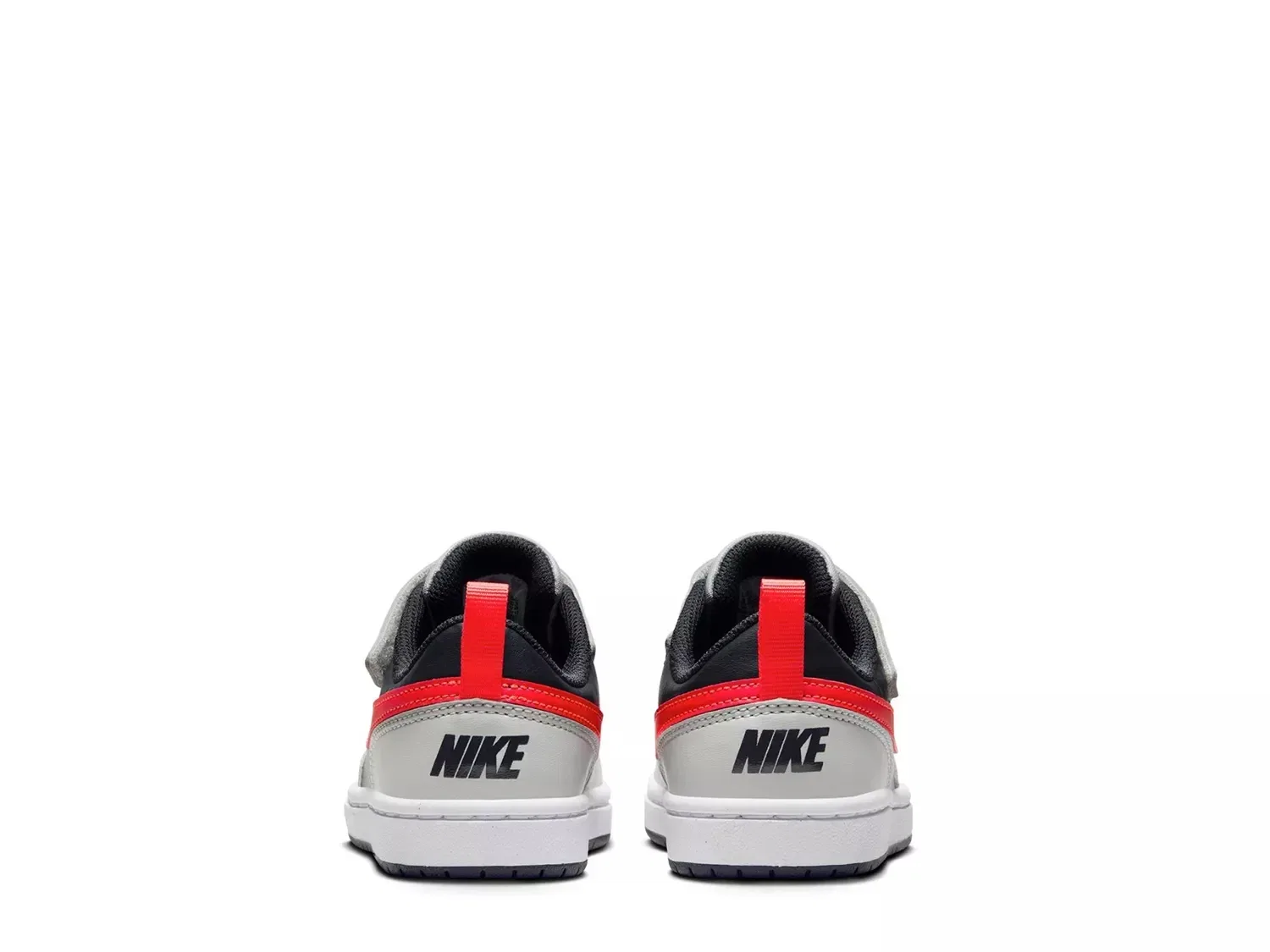 Кроссовки Court Borough Recraft Low Sneaker, Nike, серый/красный — фото 2
