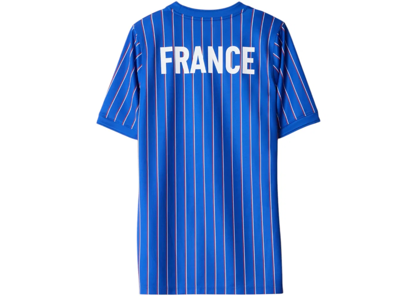Мужская футболка с принтом Nike x Jacquemus x France Pre-Match Jersey Blue Stripe, Blue Stripe — фото 2