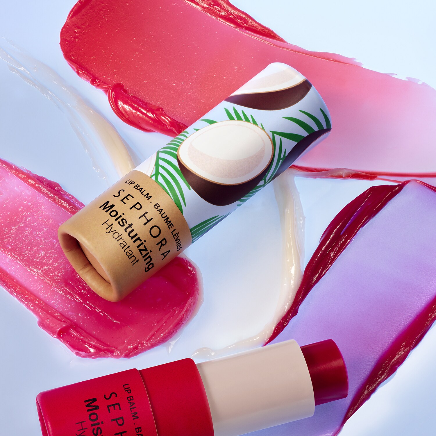 Бальзам для губ, обеспечивающий увлажнение в течение 8 часов. Moisturizing Lip Balm Sephora Collection, Himbeere (3,50 g) — фото 4