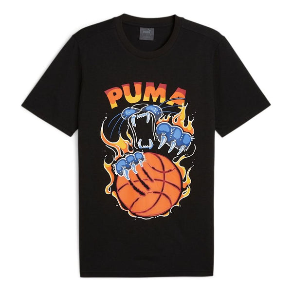 

Футболка tsa basketball t-shirt 'black' Puma, черный