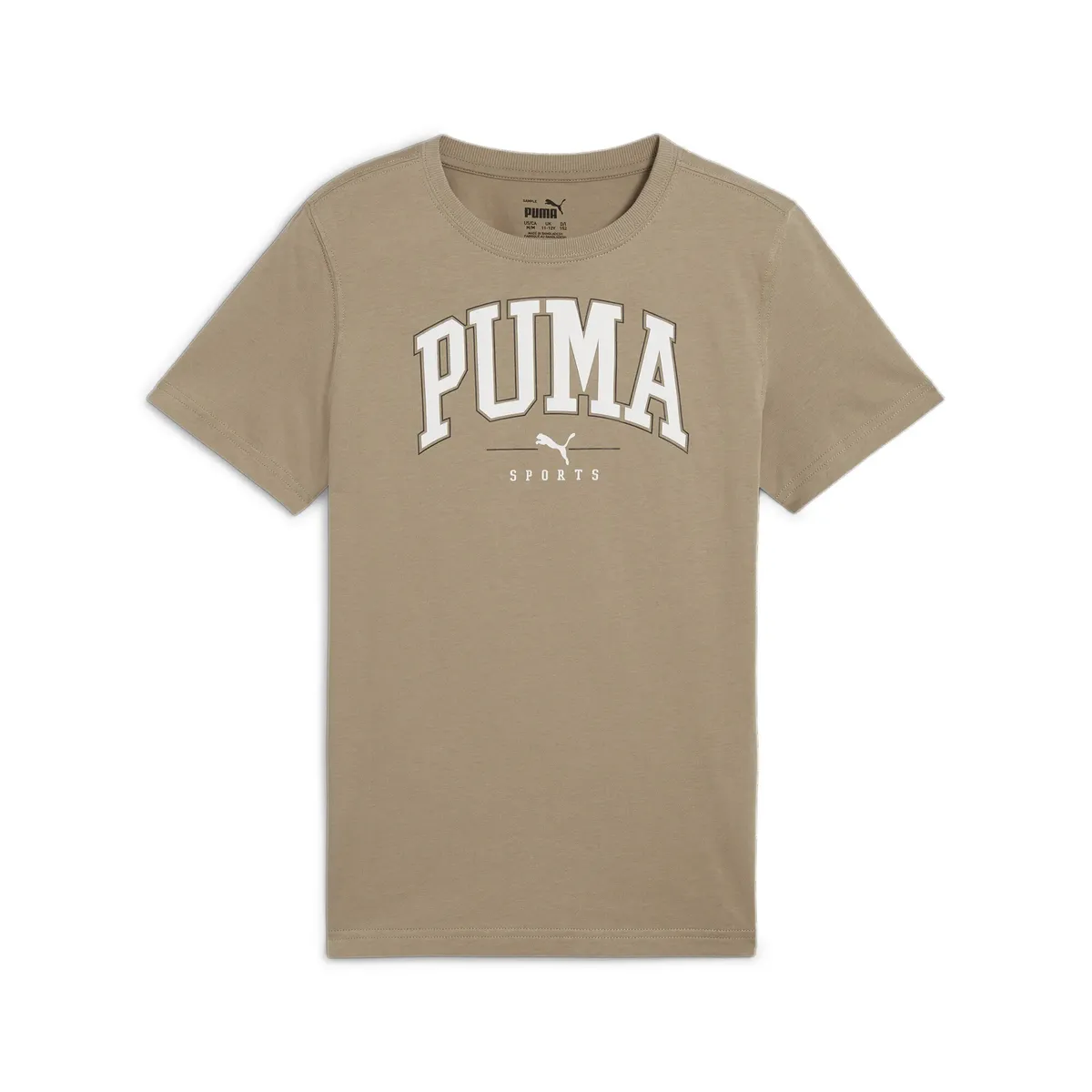 

Футболка PUMA "Футболка с большим рисунком PUMA SQUAD для мальчиков", бежевый