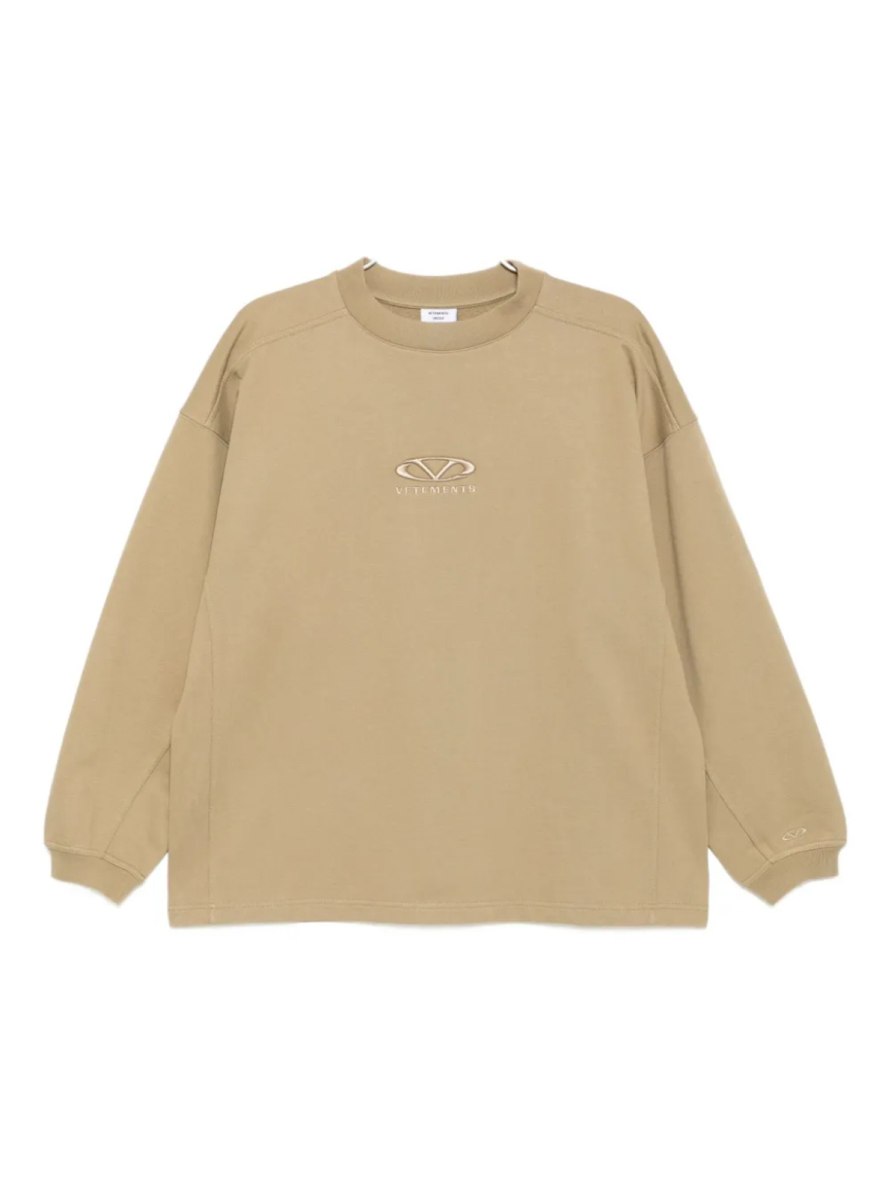

VETEMENTS толстовка с логотипом, коричневый