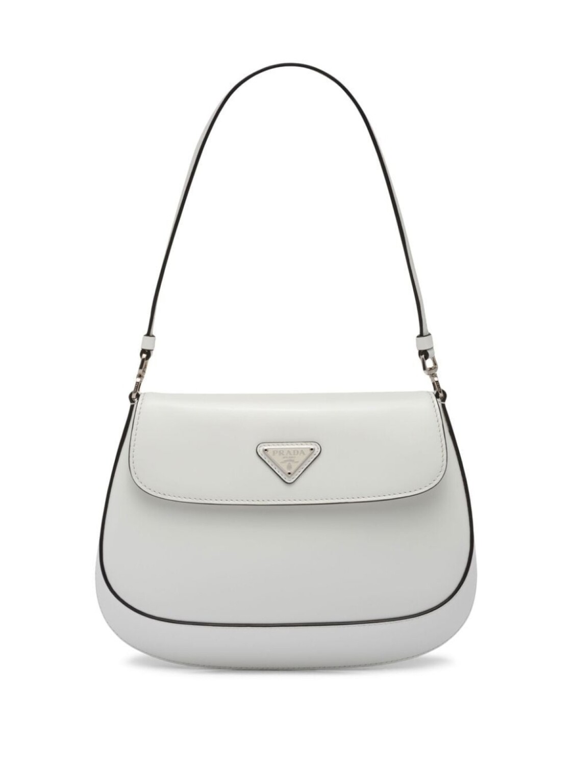 

Сумка на плечо Prada Cleo с логотипом, белый