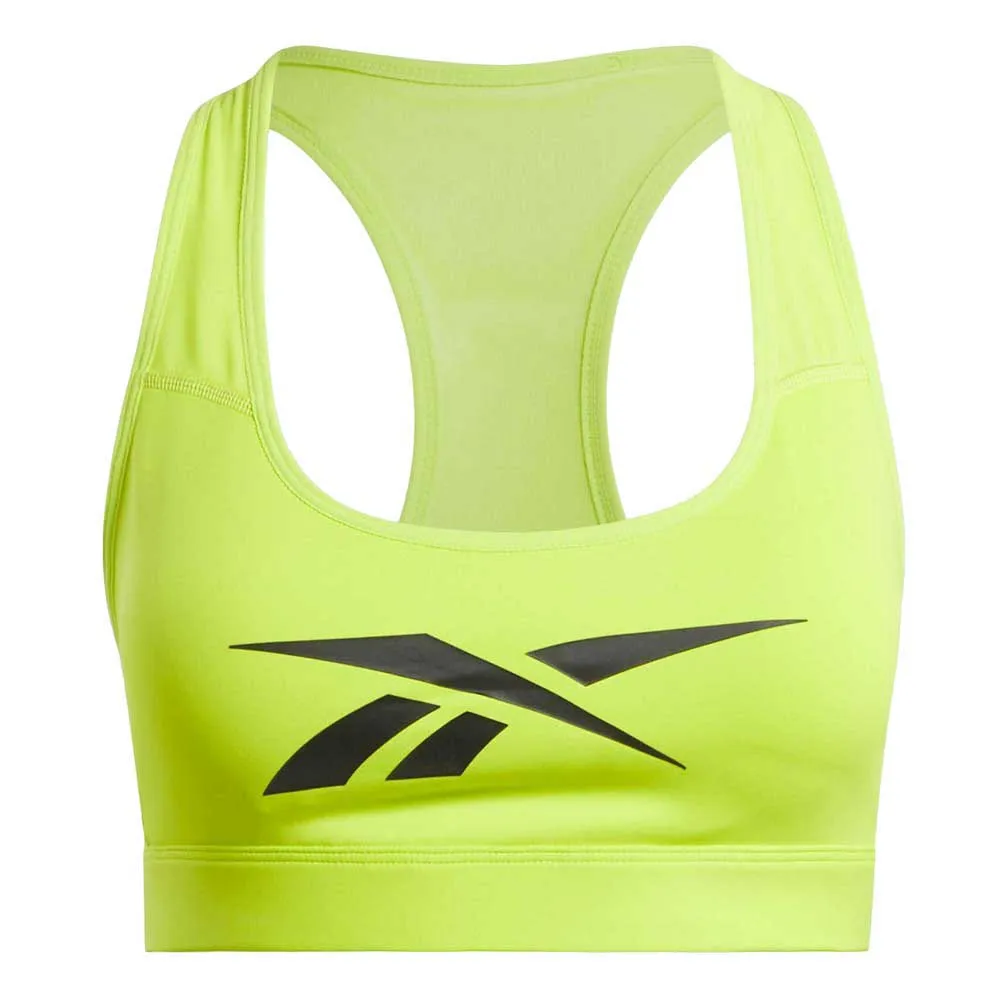 

Бюстгальтер Reebok S Lux Vector Racer Medium Impact Sports, желтый