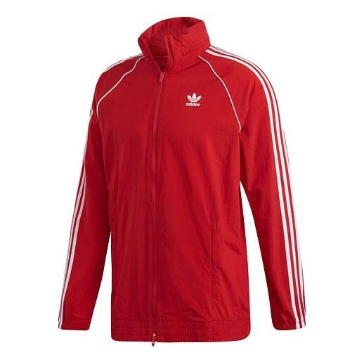 

Куртка adidas originals Casual Sports Hooded Jacket Red, красный