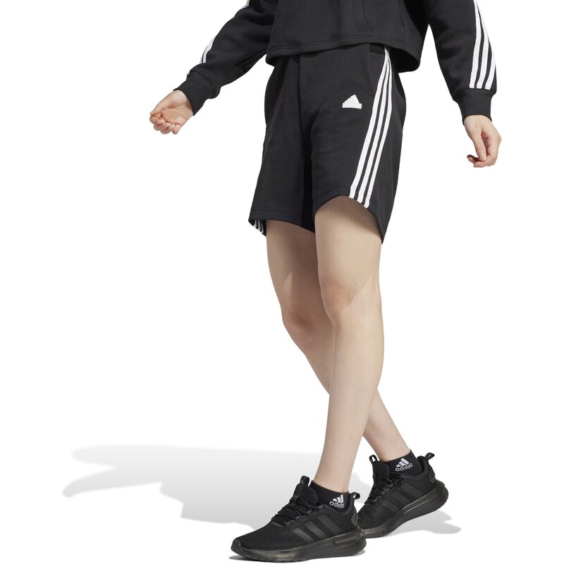 Шорты будущих икон с тремя полосками Adidas, черный — фото 2