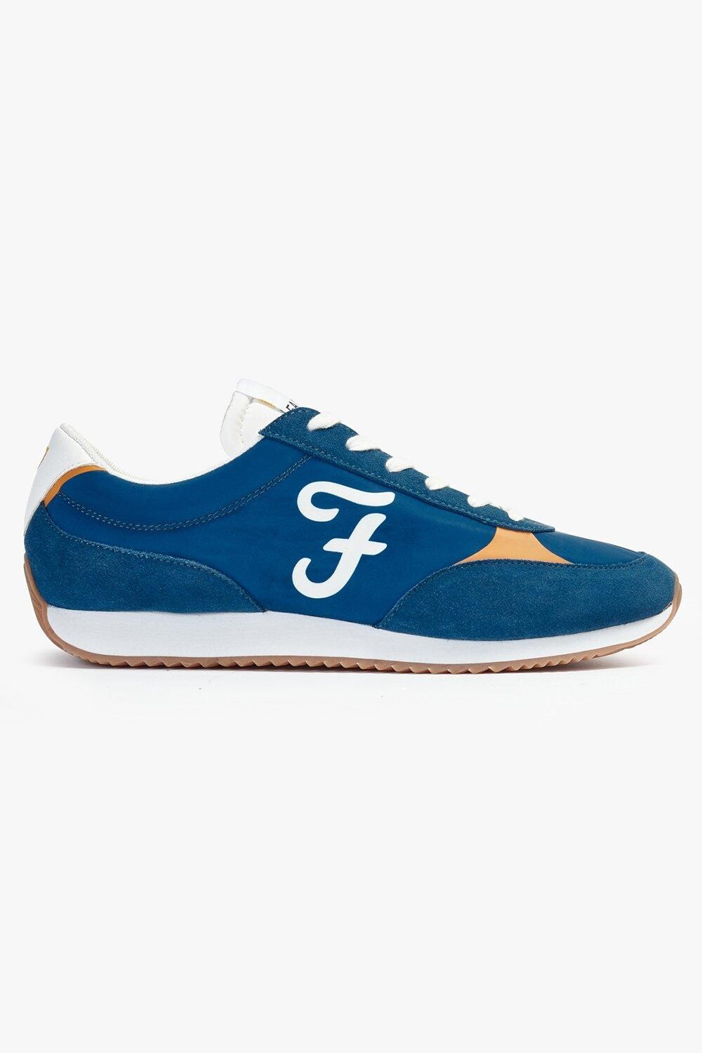 

Кроссовки 'Santo' Casual Lace Up Trainers Farah Footwear, синий