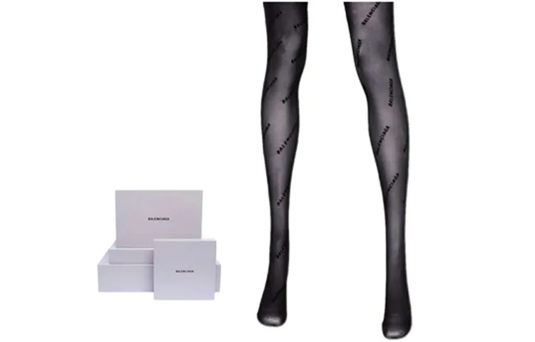 Balenciaga Колготки женские подарочный набор Black