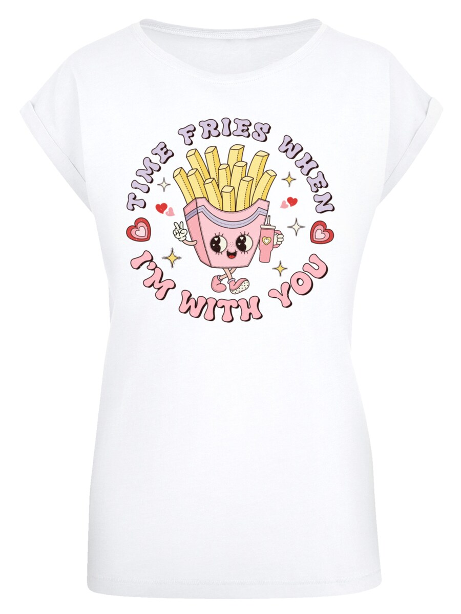 

Рубашка F4NT4STIC Time Fries when I am with you Valentinstag, белый