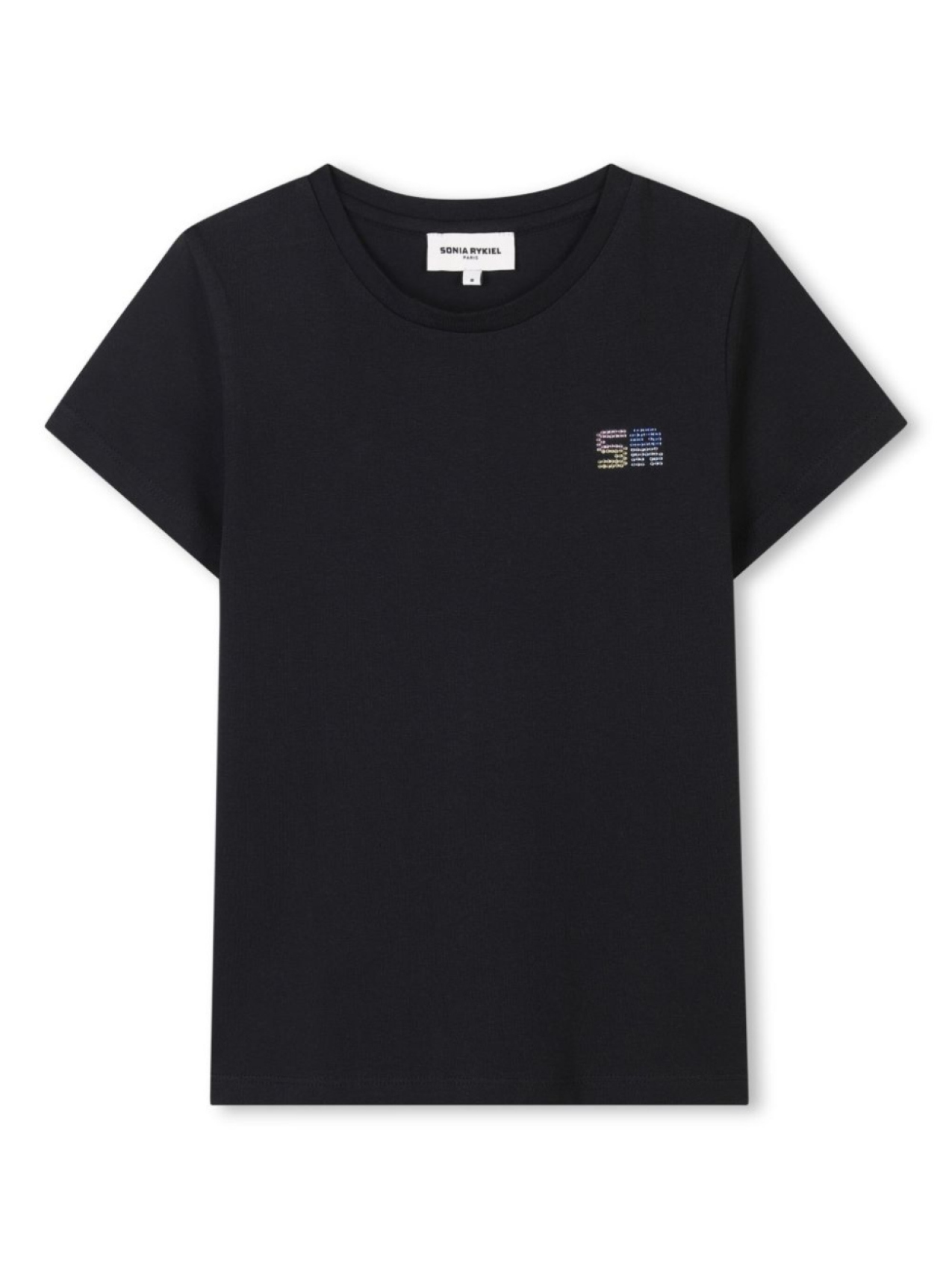 

SONIA RYKIEL ENFANT футболка с логотипом, черный