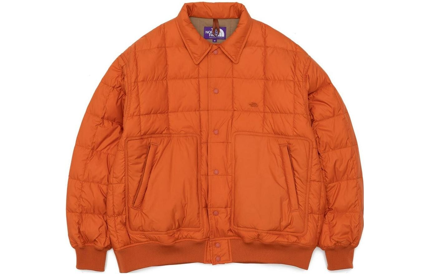 

Пуховик мужской оранжевый The North Face Purple Label