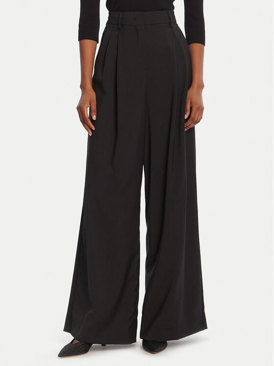

Брюки палаццо wide leg Adelfi 2525136072 Weekend Max Mara, черный