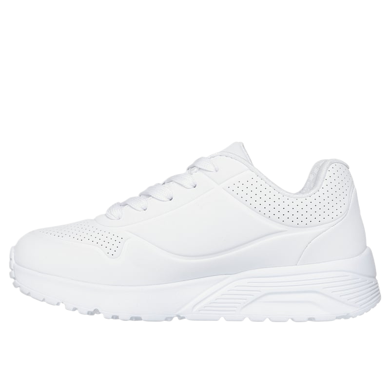 Skechers Kids JGoldcrown Uno Lite Metallic Joy x Low top детские повседневные кроссовки White для детей от 3 до 7 лет — фото 4