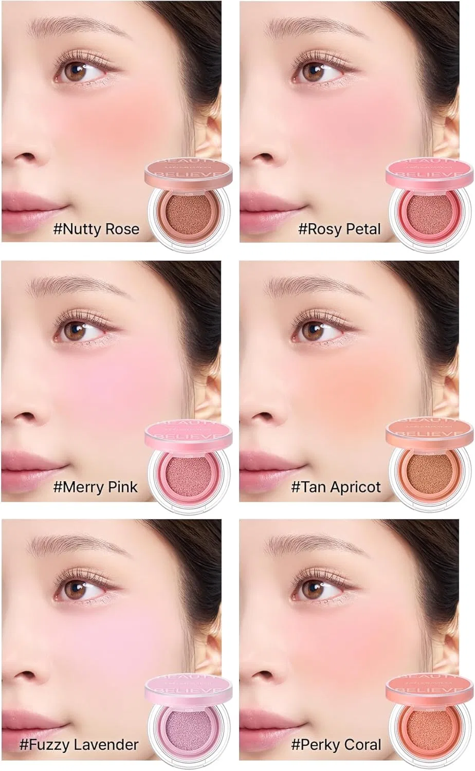 Румяна кушонные матовые JUNG SAEM MOOL Rosy Petal — фото 3