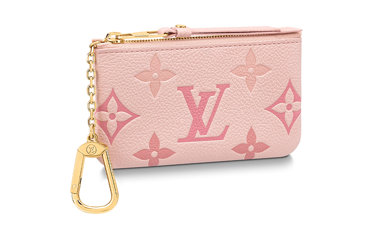 

Кожаный кошелек для монет женский градиентный розовый LOUIS VUITTON