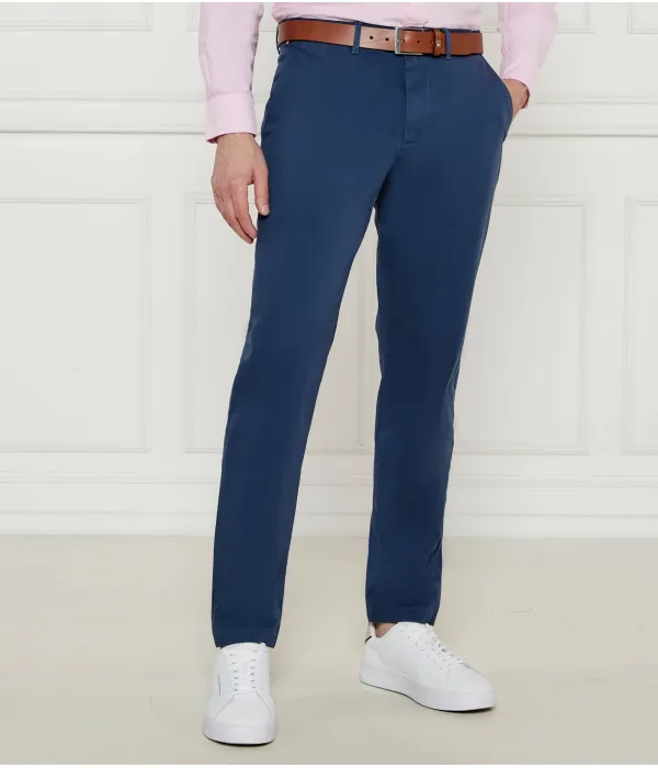 Брюки-Чинос в стиле гарлем Tapered fit Tommy Hilfiger, синий — фото 3