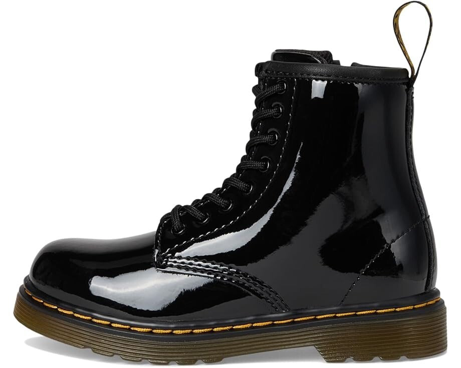 Dr. Martens Детские черные лакированные ботильоны Dr Martens 1460 R15373003 RHS5475 — фото 3