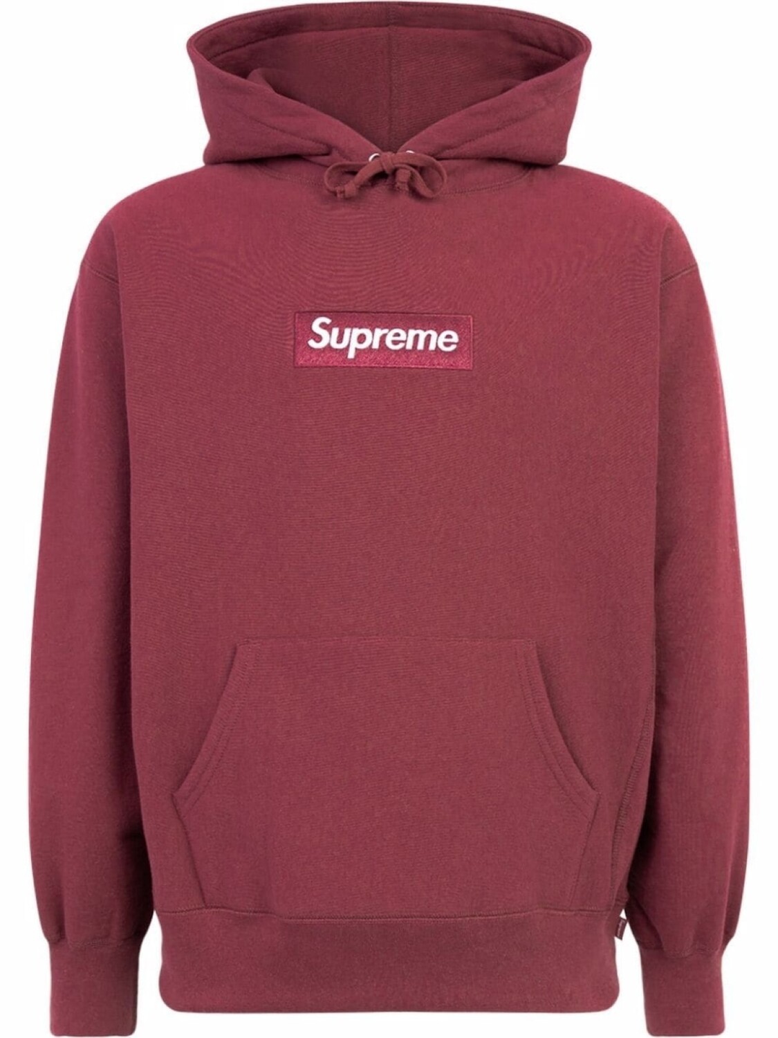

Supreme худи с логотипом, красный