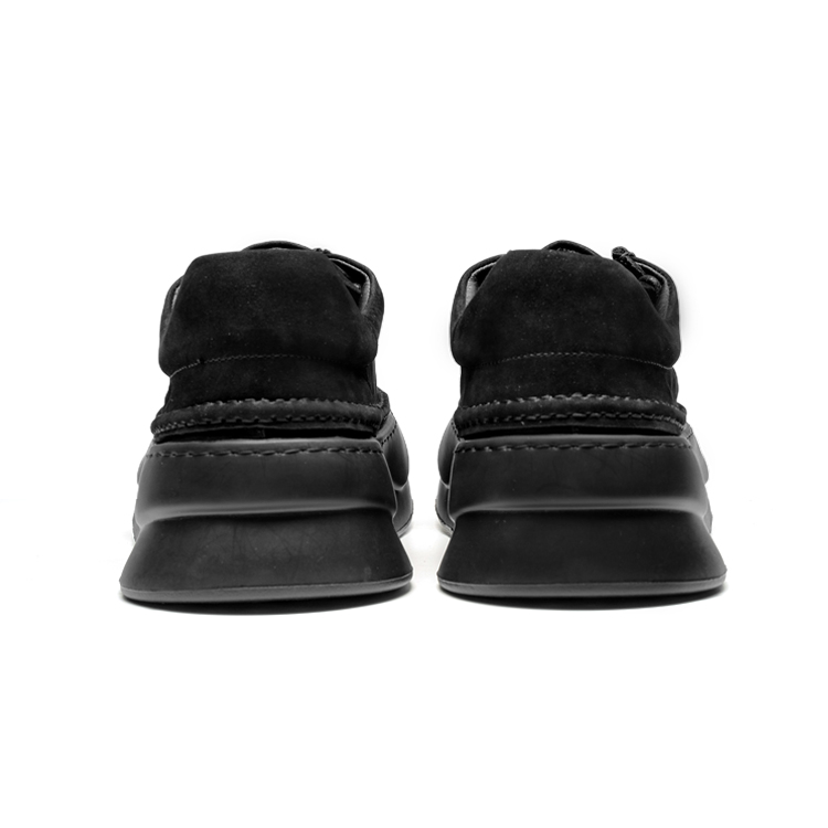 LEAVELAND Мужские повседневные кроссовки низкие черные/хаки, цвет Black — фото 3