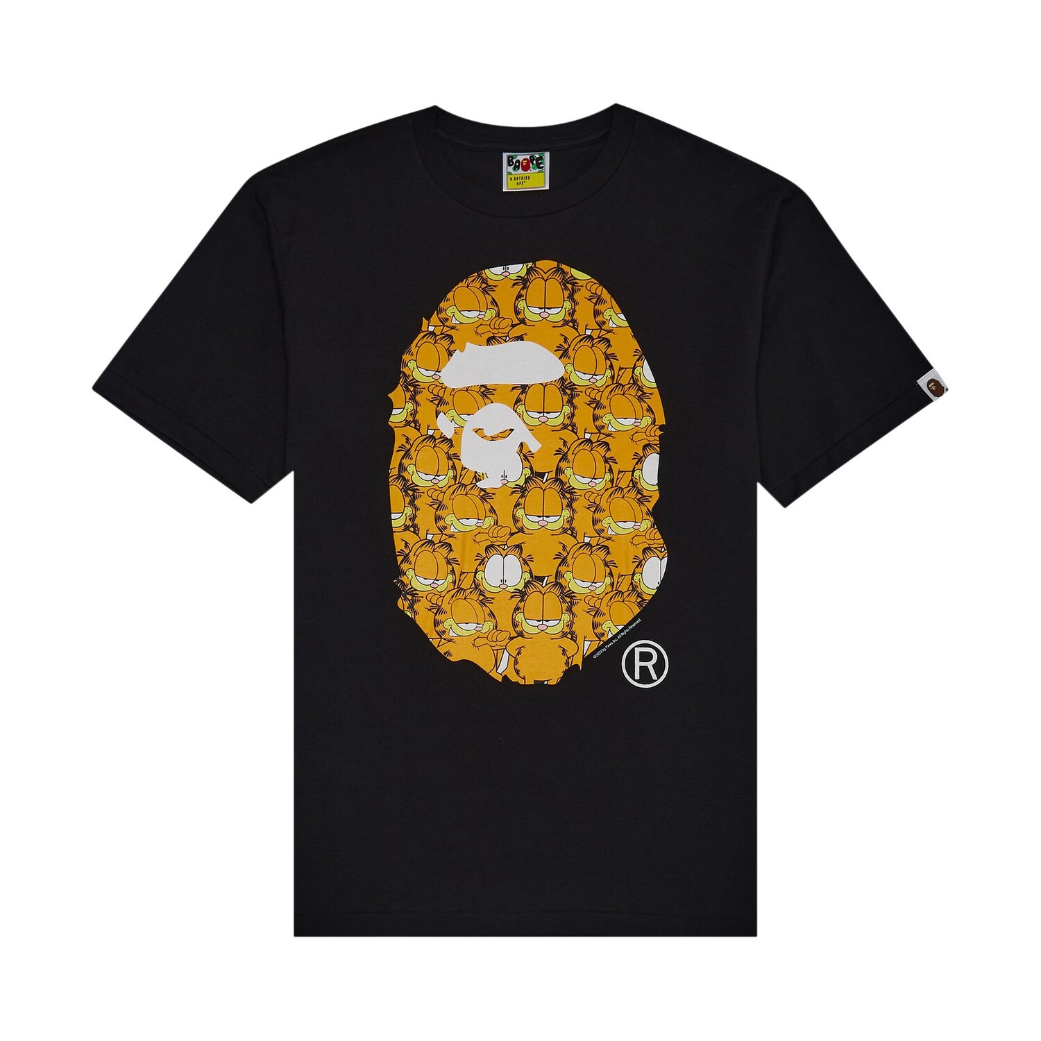 

Футболка BAPE x Garfield №6 Черная, Черный, Футболка BAPE x Garfield №6 Черная