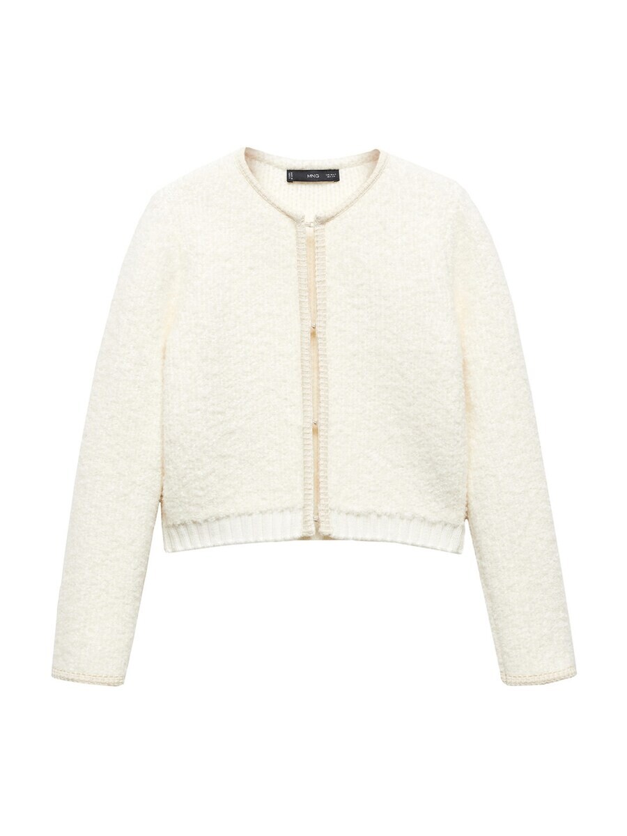 

Кардиган MANGO Knit Cardigan, кремовый