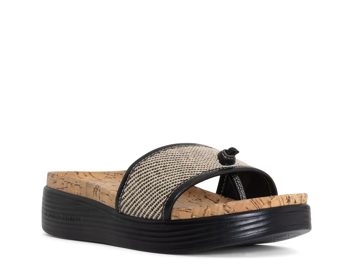 Сандалии Farrah Wedge Sandal Donald J. Pliner, черный
