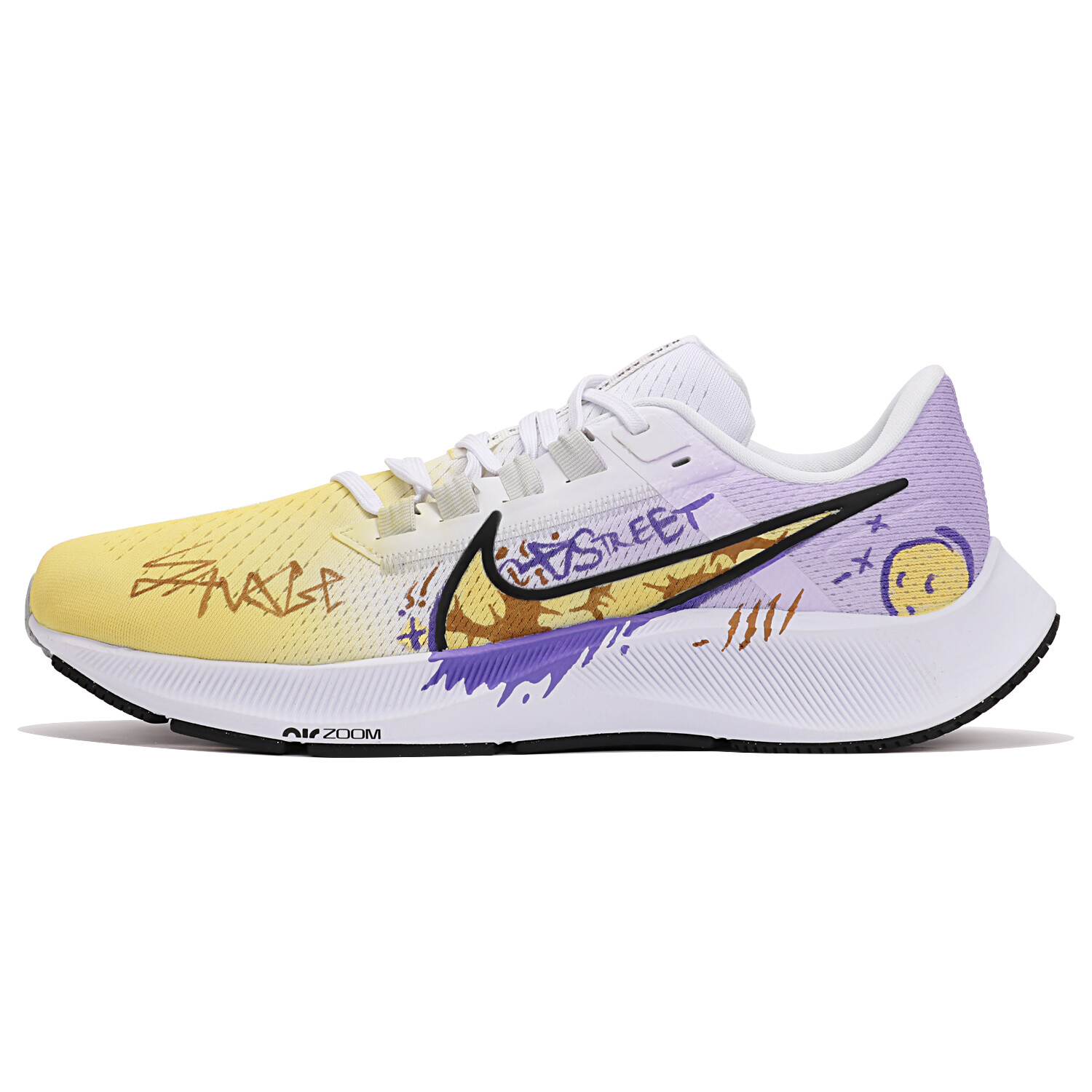 

Кроссовки Pegasus 38 мужские с низким верхом желтые/фиолетовые Nike