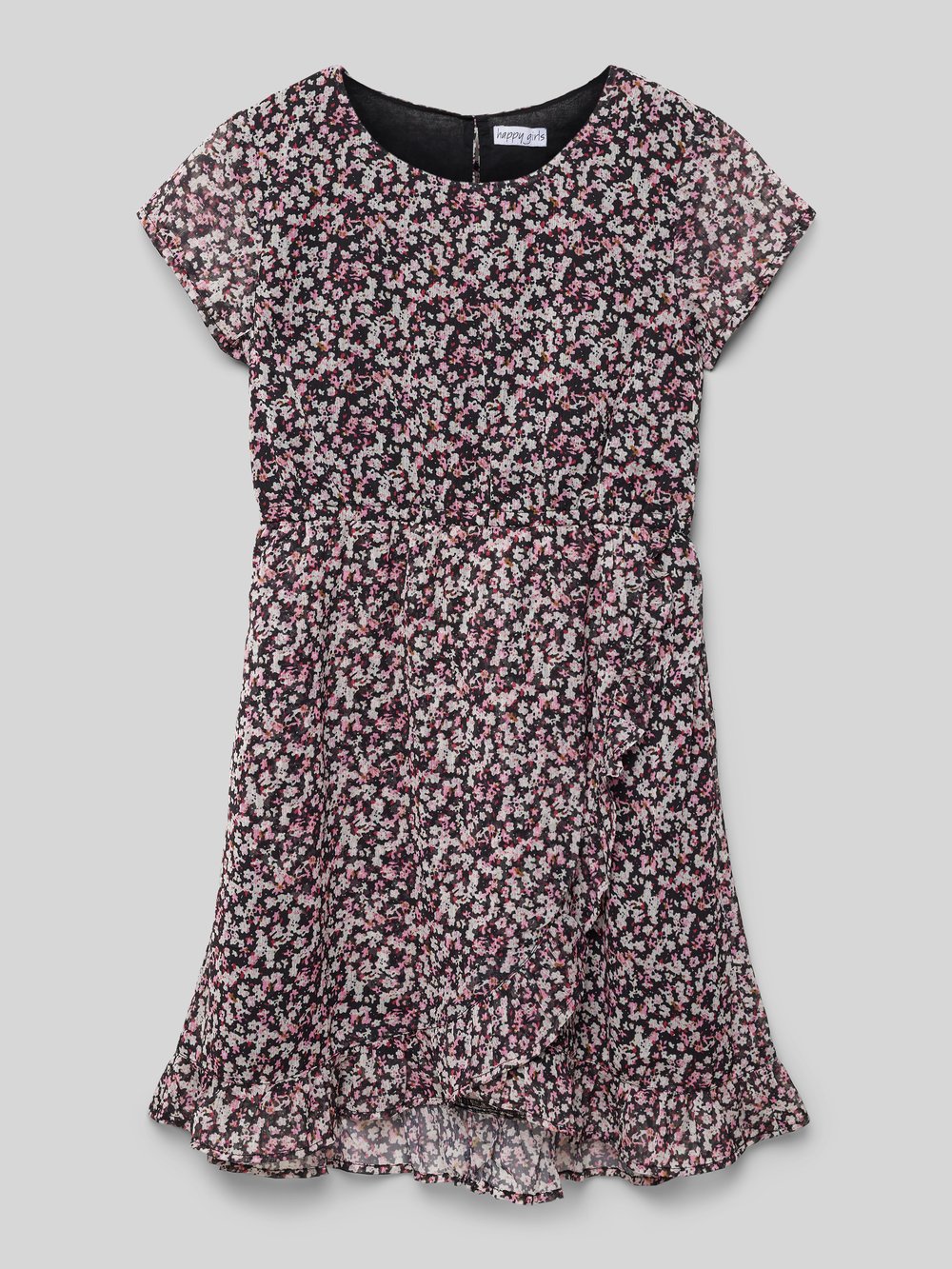 

Платье с круглым вырезом Happy Girls, черный