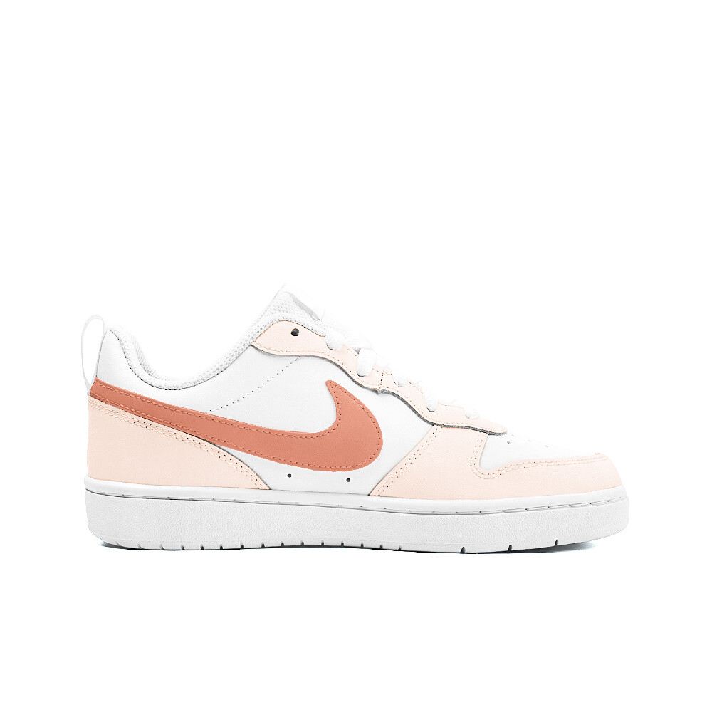 

Кроссовки Nike Court Borough Skateboarding Shoes Women's Low-top Pink-white-orange, оранжевый