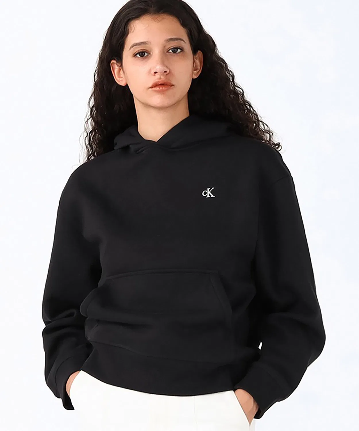 Парка с логотипом Calvin Klein Jeans, чёрная — фото 4