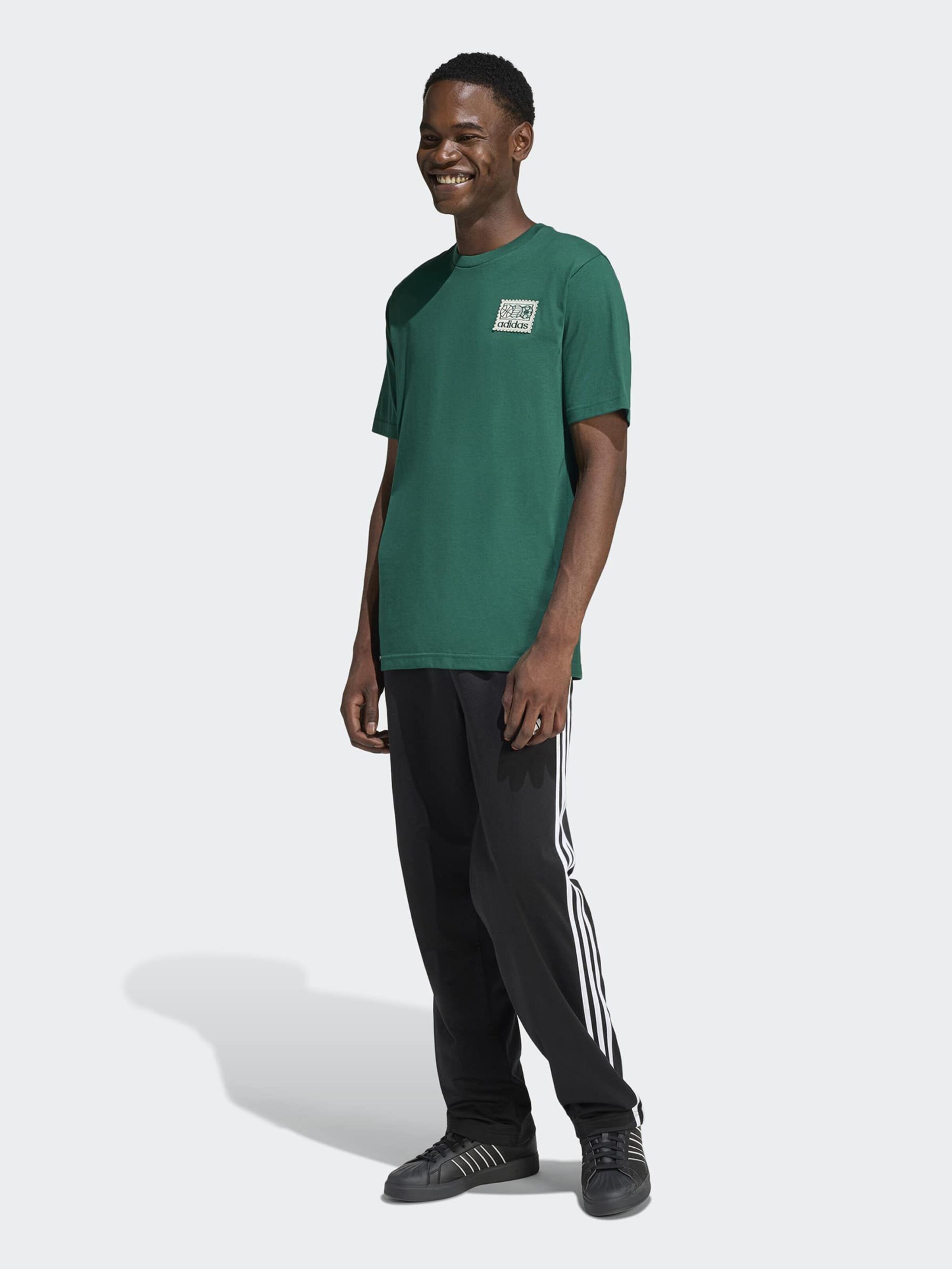 Adidas Sportswear Футболка Performance в зеленом цвете — фото 2