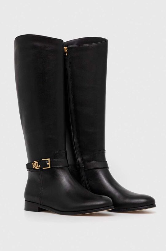 

Кожаные ботинки Brooke Tall Lauren Ralph Lauren, черный