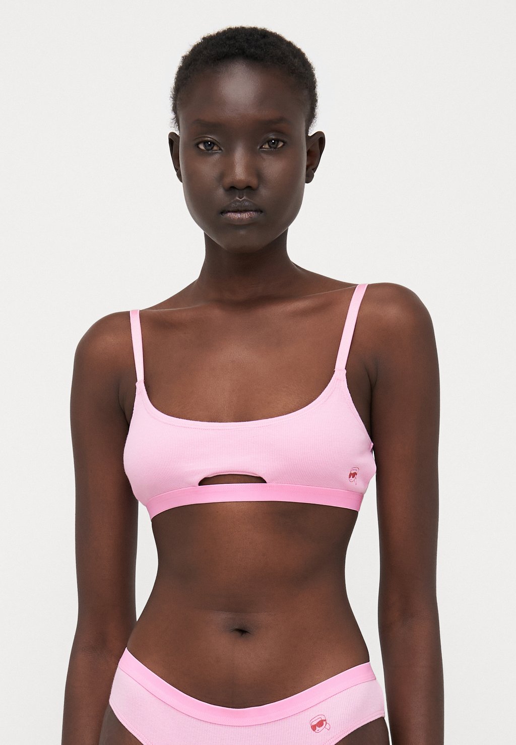 

Бюстье IKON PEEPHOLE BRALETTE KARL LAGERFELD, фуксия