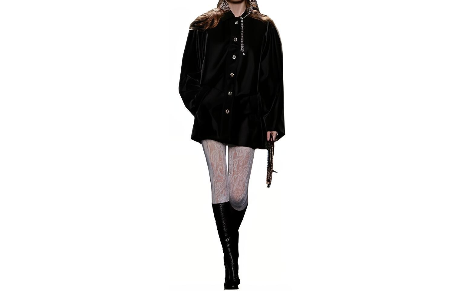 

Пальто женское черное Chanel