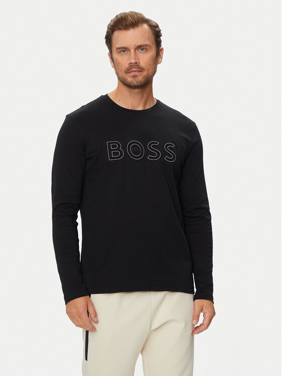 

Классический крой с длинным рукавом Boss, черный