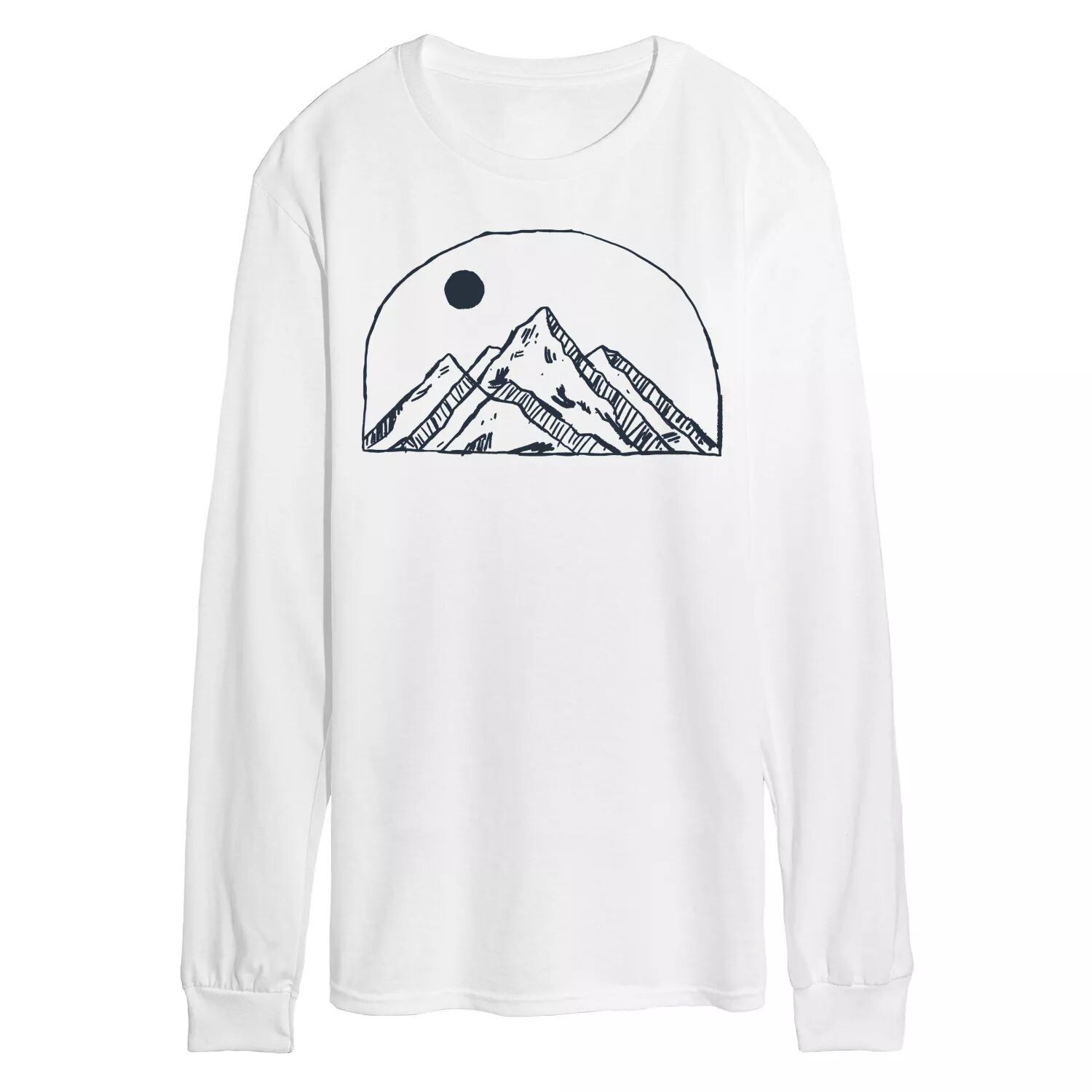 

Мужская футболка с рисунком Mountain Sketch Licensed Character
