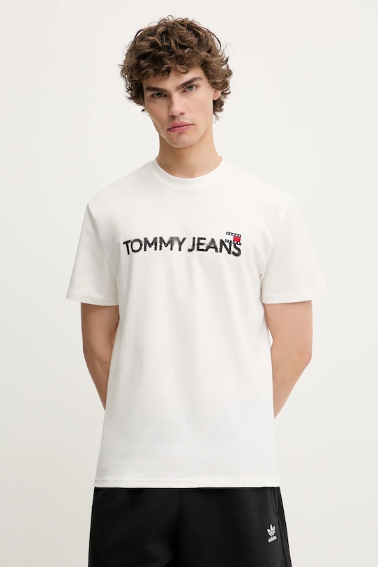 

Хлопковая футболка Tommy Jeans, белый