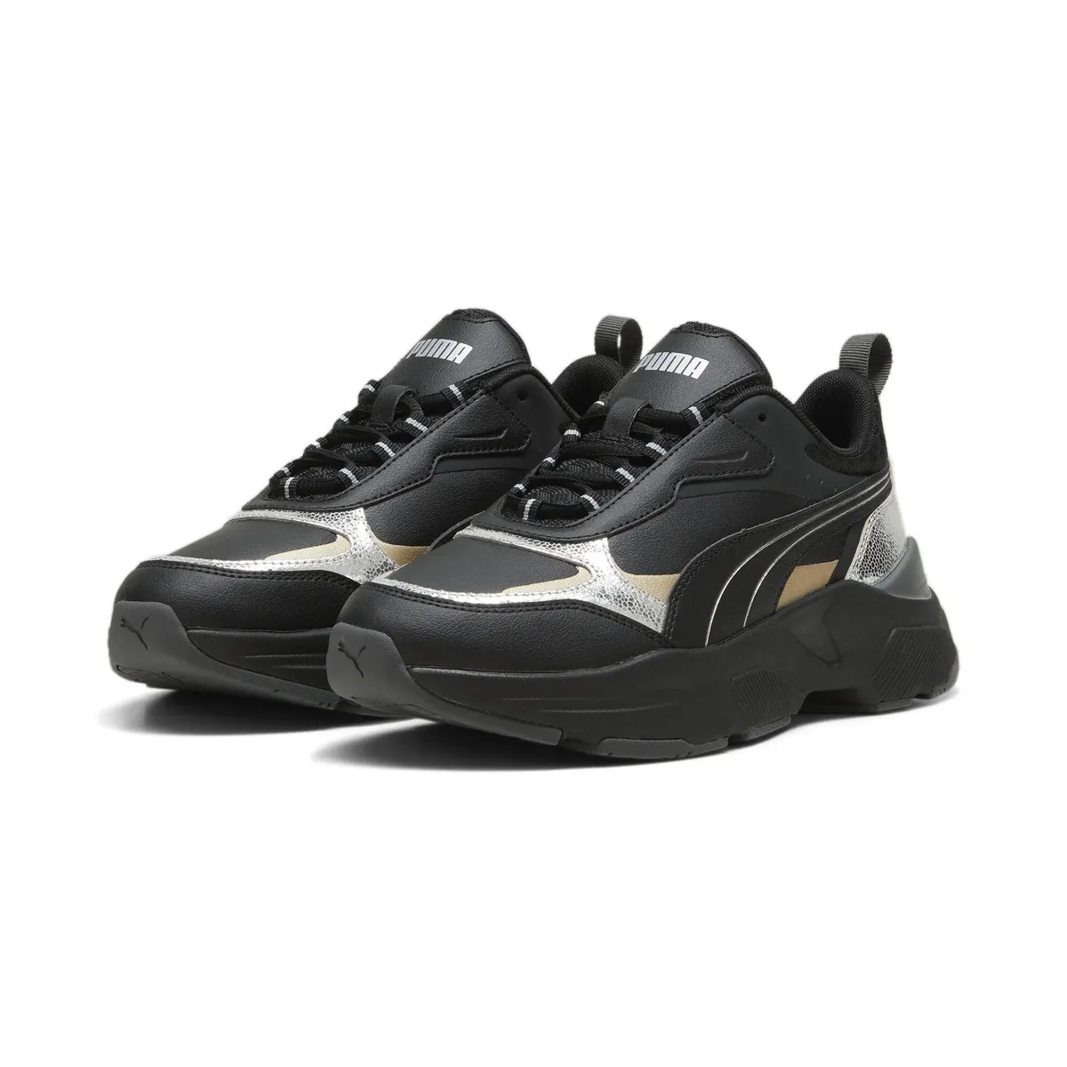 

Кроссовки PUMA "Cassia Metallic Shine Sneakers Women", черный