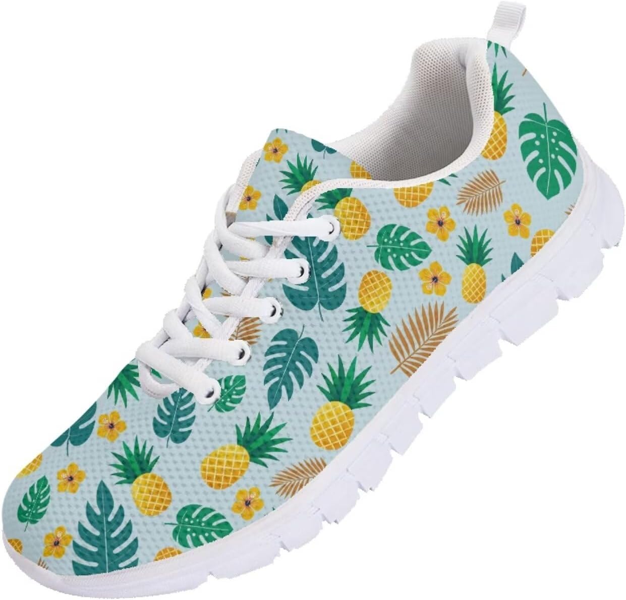 

Кроссовки Funnydude Funny Print для мужчин, дышащие, легкие, противоскользящие, для бега, тренировок и путешествий, Pineapple