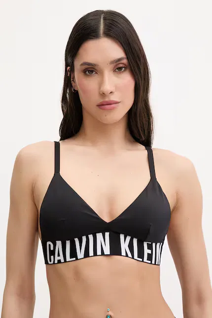 Купальник раздельный трикотажный Calvin Klein, черный