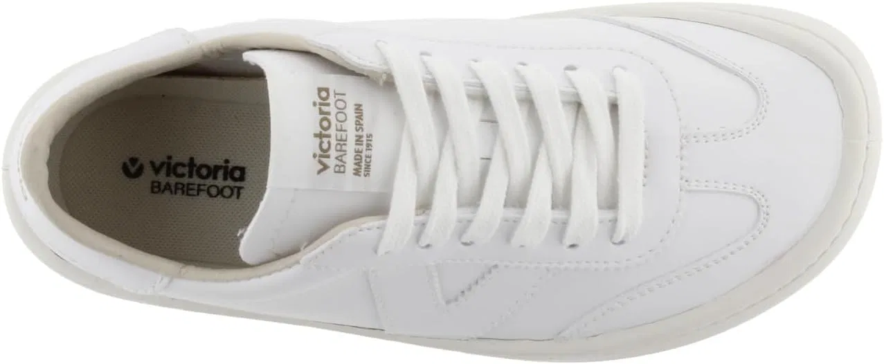 Кроссовки victoria Low-Top Unisex Olmo Leather Effect Barefoot Monochrome White 1186102 for Adults — фото 4