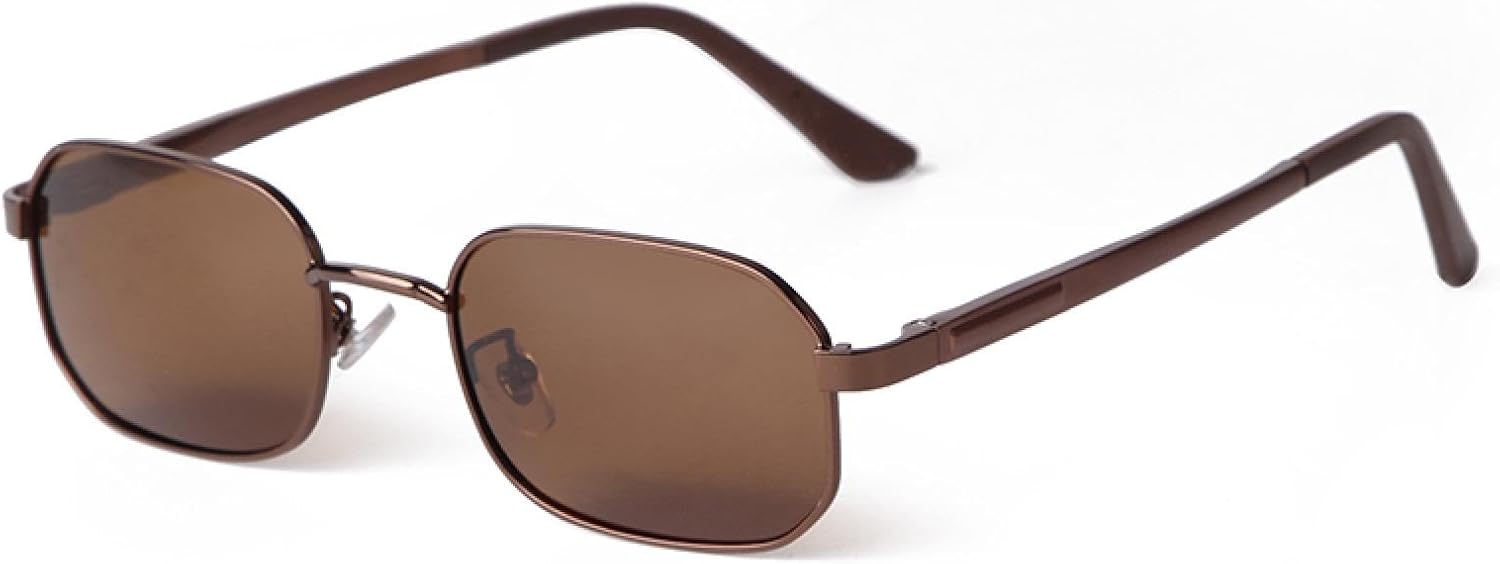 

Ретро узкие поляризованные прямоугольные солнцезащитные очки в стиле 90-х, модные солнцезащитные очки в маленькой оправе с тонировкой, квадратные солнцезащитные очки в стиле хип-хоп WNCKSQ, C2 Brown