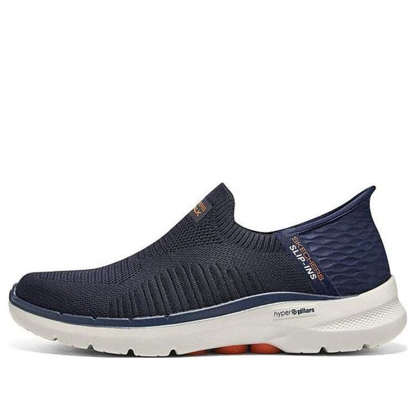 

Кроссовки go walk 6 'black navy' Skechers, черный