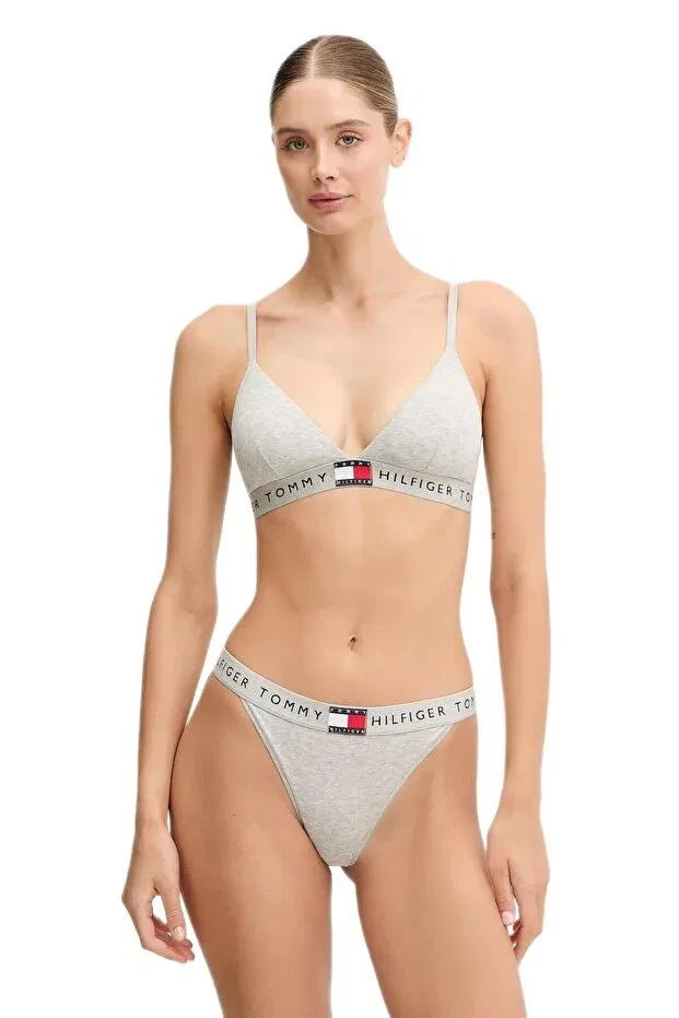 Женское хлопковый бра Томми Хилфигер, Gray Tommy Hilfiger — фото 2