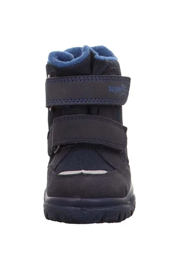 Детские ботинки для девочек водонепроницаемые Husky1 Superfit, Navy Blue/Turquoise — фото 3